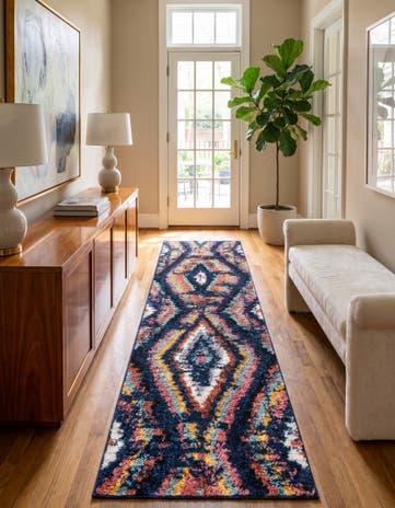 Blue Tagine Runner Rug
