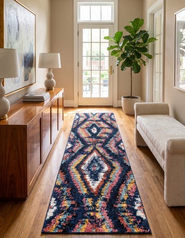 Blue Tagine Runner Rug