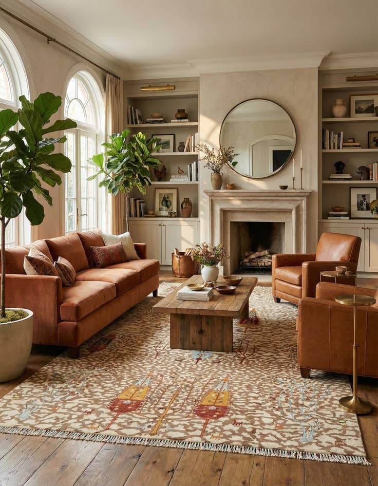 Detail image of 9' 10 x 12' 10 Rubin Wool Rug