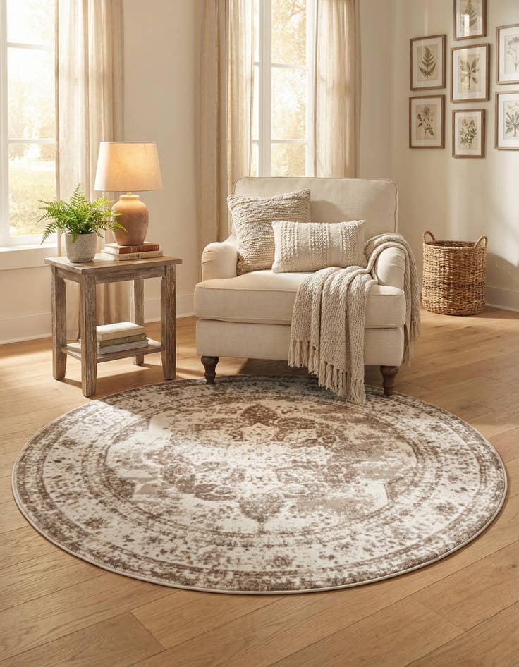 Detail image of 6' x 6' Monte Carlo Round Rug