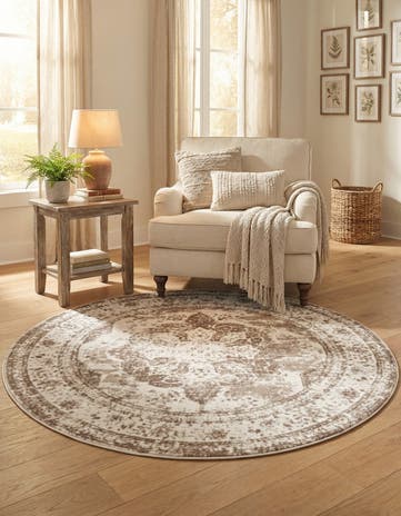 6' x 6' Monte Carlo Round Rug