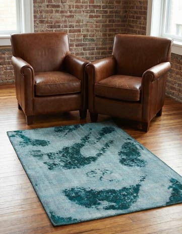 3' 6 x 4' 10 Hand Knotted Ultra Vintage Persian Wool Rug