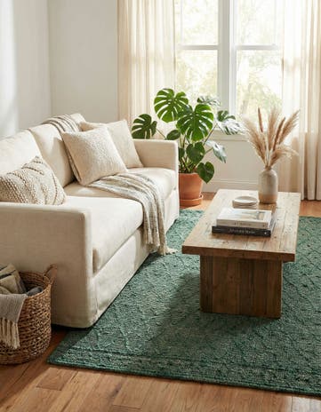 5' 3 x 8' Hand Woven Larsa Jute Rug
