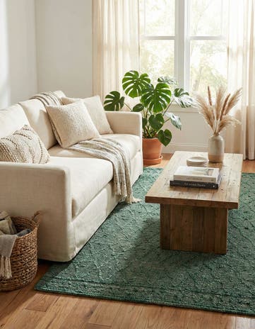 5' 3 x 8' Hand Woven Larsa Jute Rug