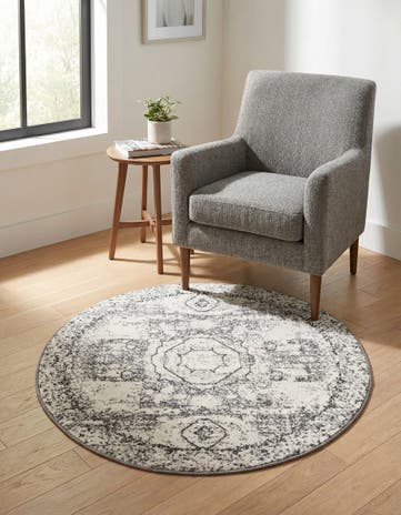 Ivory Dover Round Rug