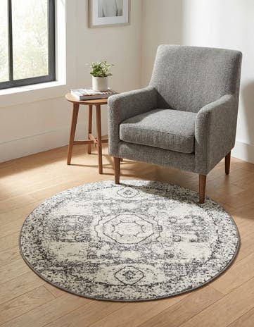 Ivory Dover Round Rug