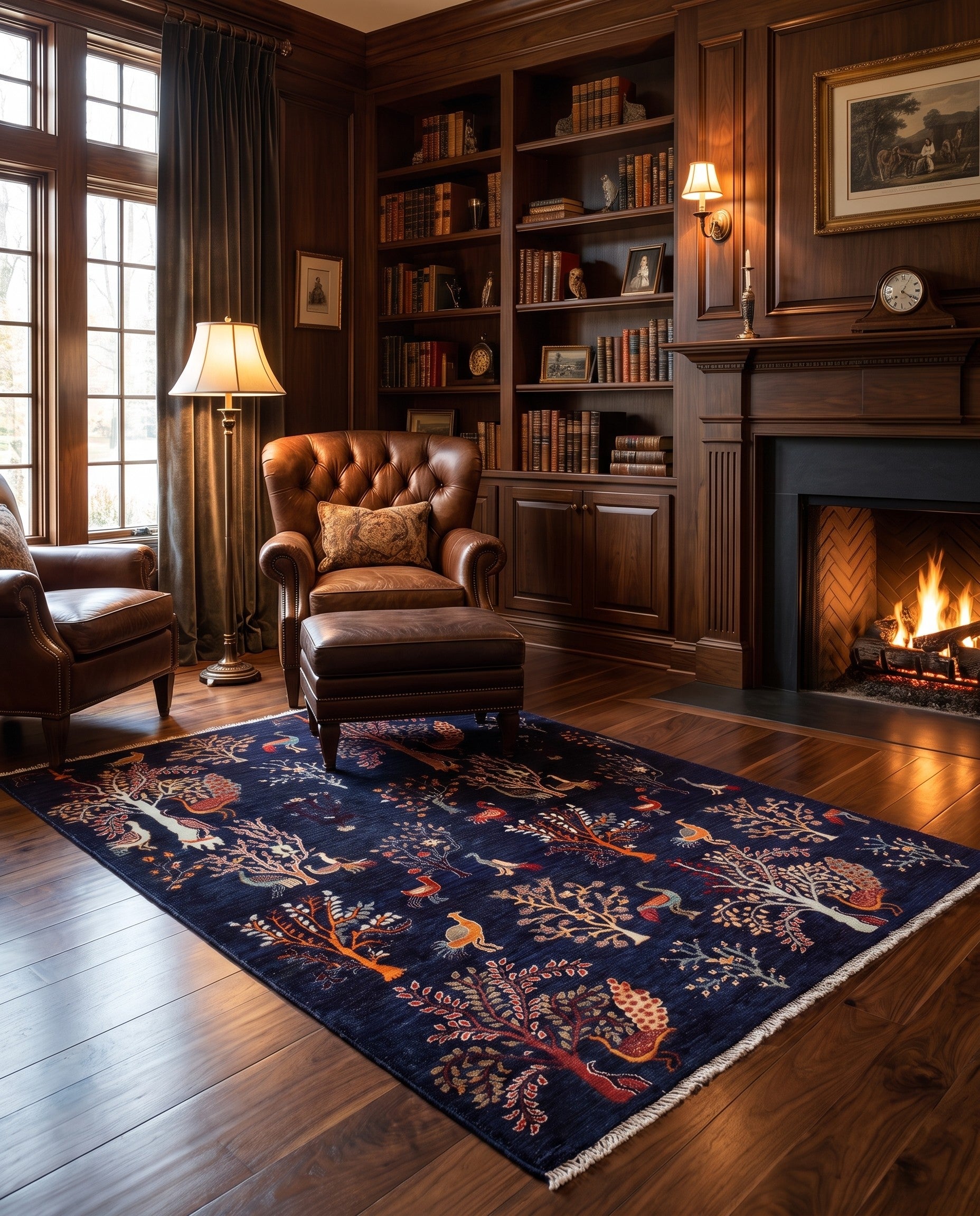 4' 11 x 6' 6 Hand Knotted Ariana Ziegler Rug