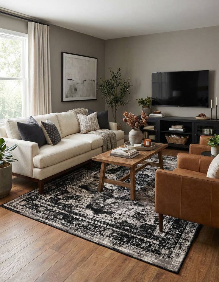 Detail image of 7' x 10' Monte Carlo Rug With Pad Bundle