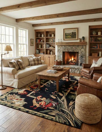 7' 10 x 10' Pastoral Rug