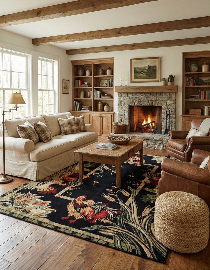 7' 10 x 10' Pastoral Rug