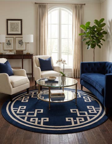 7' 10 x 7' 10 Hera Round Rug
