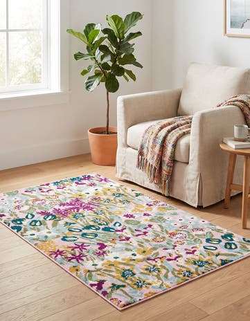 Pink Bloom Rug