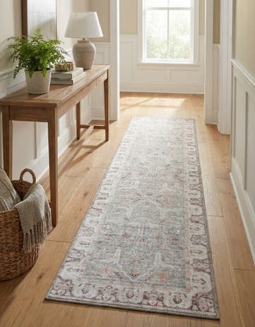 Pearl Mint Yara Runner Rug