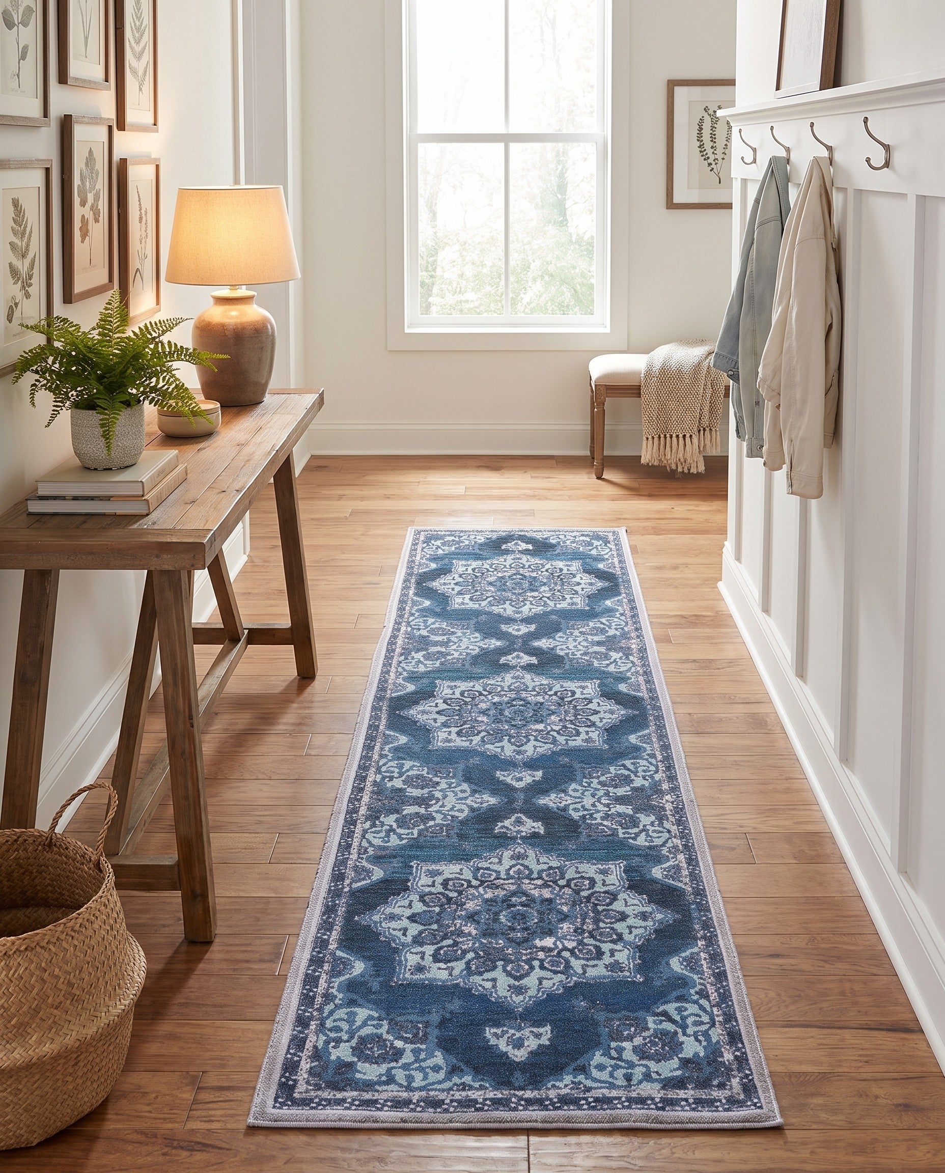 2' x 8' Washable Francesca Runner Rug
