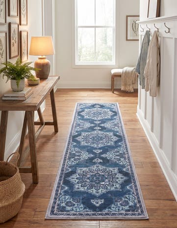 2' x 8' Washable Francesca Runner Rug