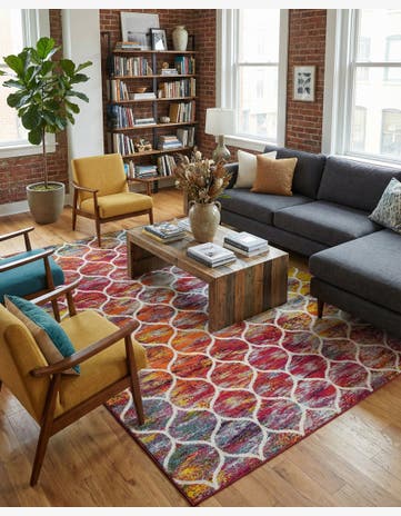 10' x 13' Trellis Frieze Rug