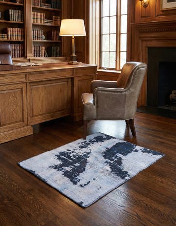 3' 2 x 4' Hand Knotted Ultra Vintage Persian Wool Square Rug