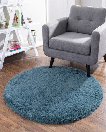 3' 3 x 3' 3 Infinity Shag Round Rug