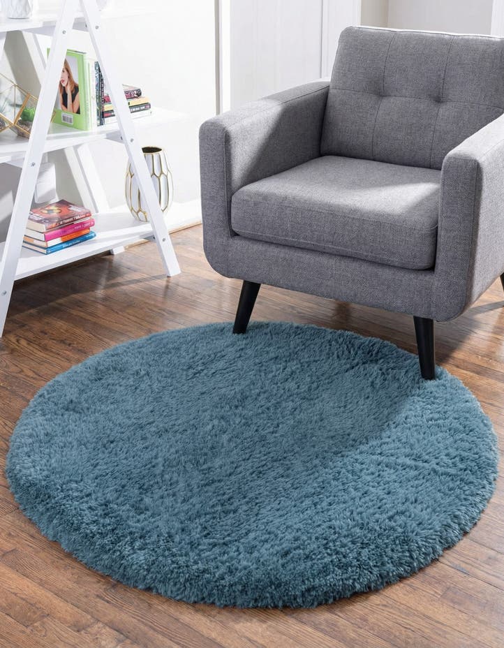 3' 3 x 3' 3 Infinity Shag Round Rug
