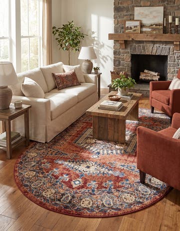 6' x 9' Arcadia Oval Rug