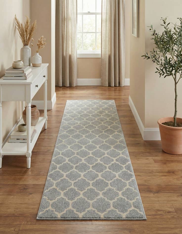 Detail image of 2' x 6' Lattice Runner Rug