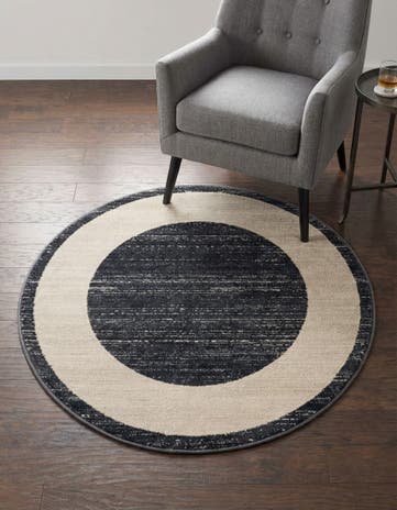 Jill Zarin 3' 3 x 3' 3 Uptown Yorkville Round Rug