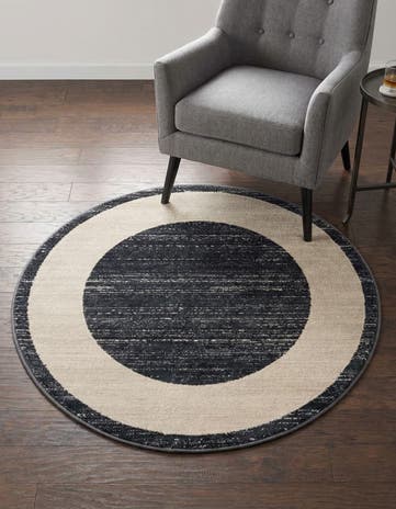 Jill Zarin 3' 3 x 3' 3 Uptown Yorkville Round Rug