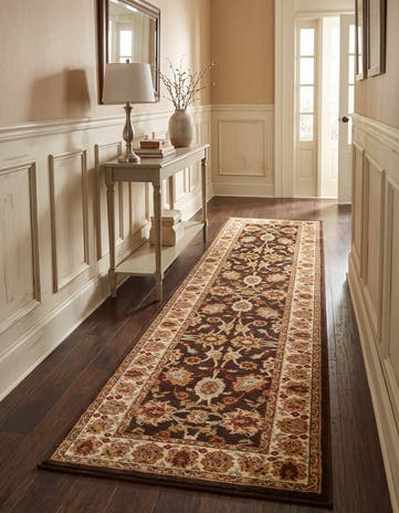 Brown Aditi Runner Rug