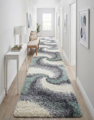 2' 7 x 13' Soft Touch Shag Runner Rug