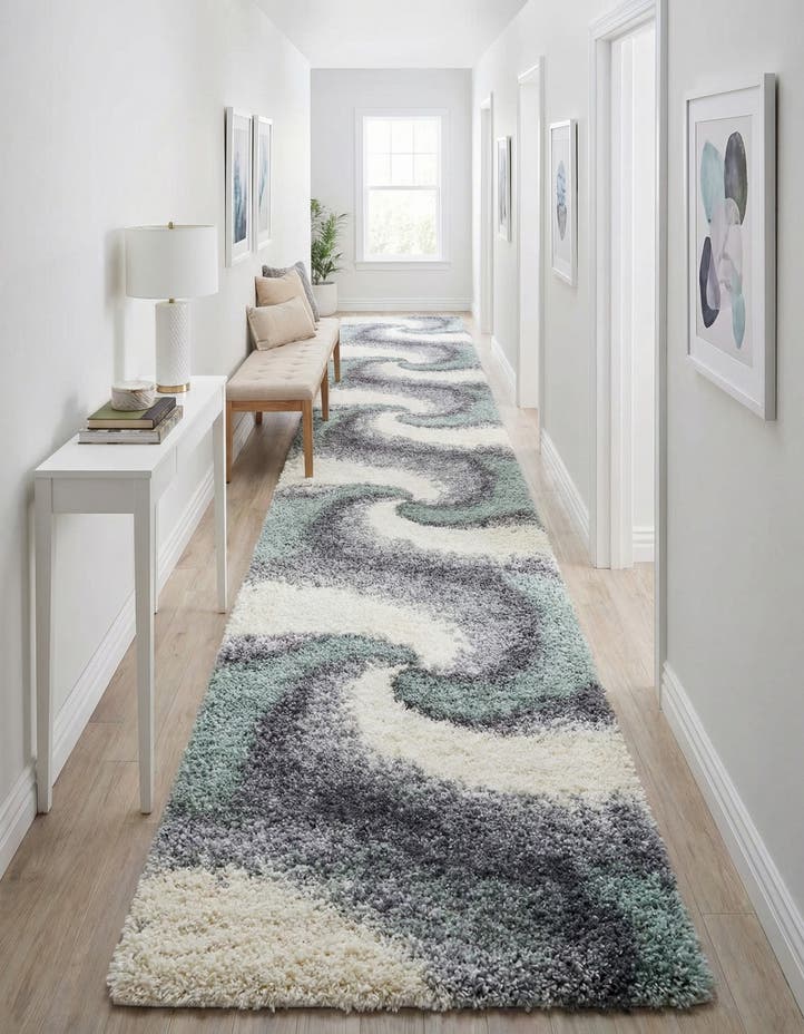 2' 7 x 13' Soft Touch Shag Runner ...