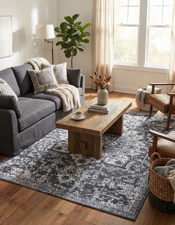 5' 3 x 8' Washable Francesca Rug