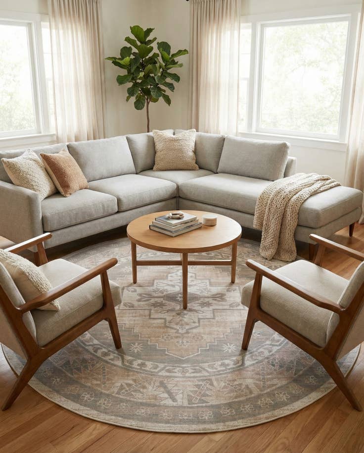 Detail image of 10' x 10' Whitney Round Rug