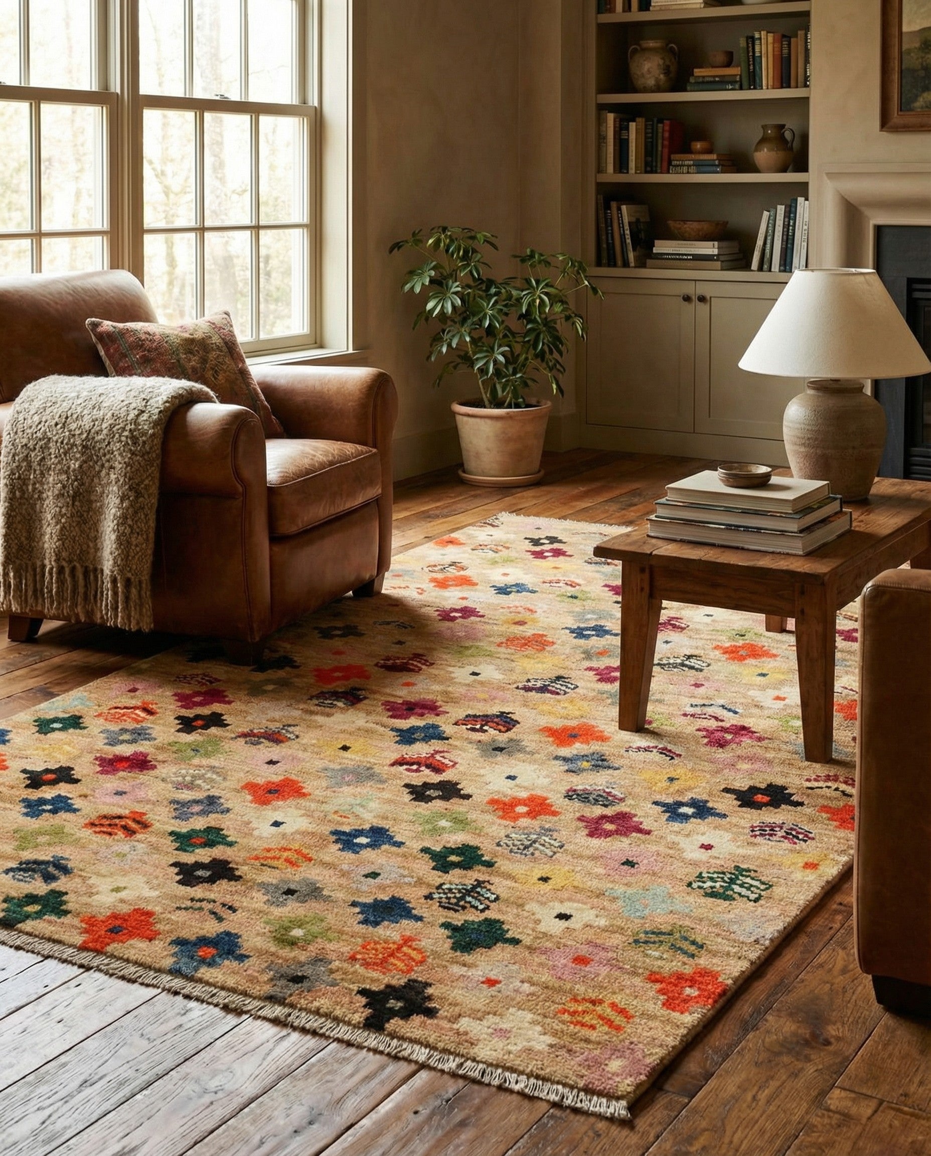 4' 4 x 5' 11 Hand Knotted Balouch Wool Rug