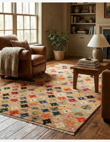 4' 4 x 5' 11 Hand Knotted Balouch Wool Rug