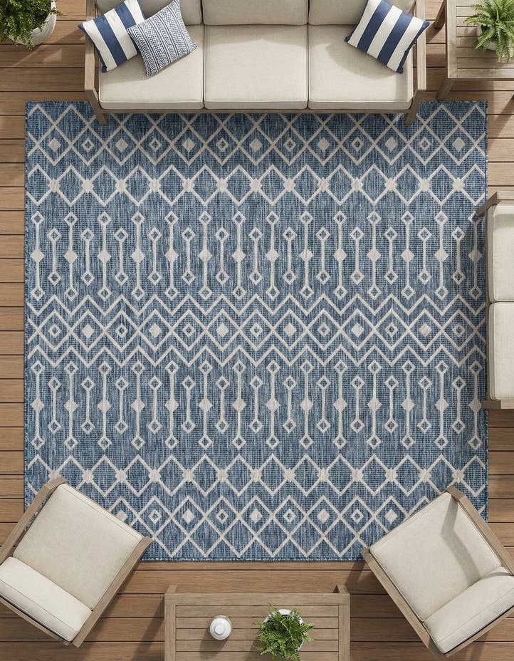 7' 10 x 7' 10 Easy-Clean Lattice Indoor / Outdoo...