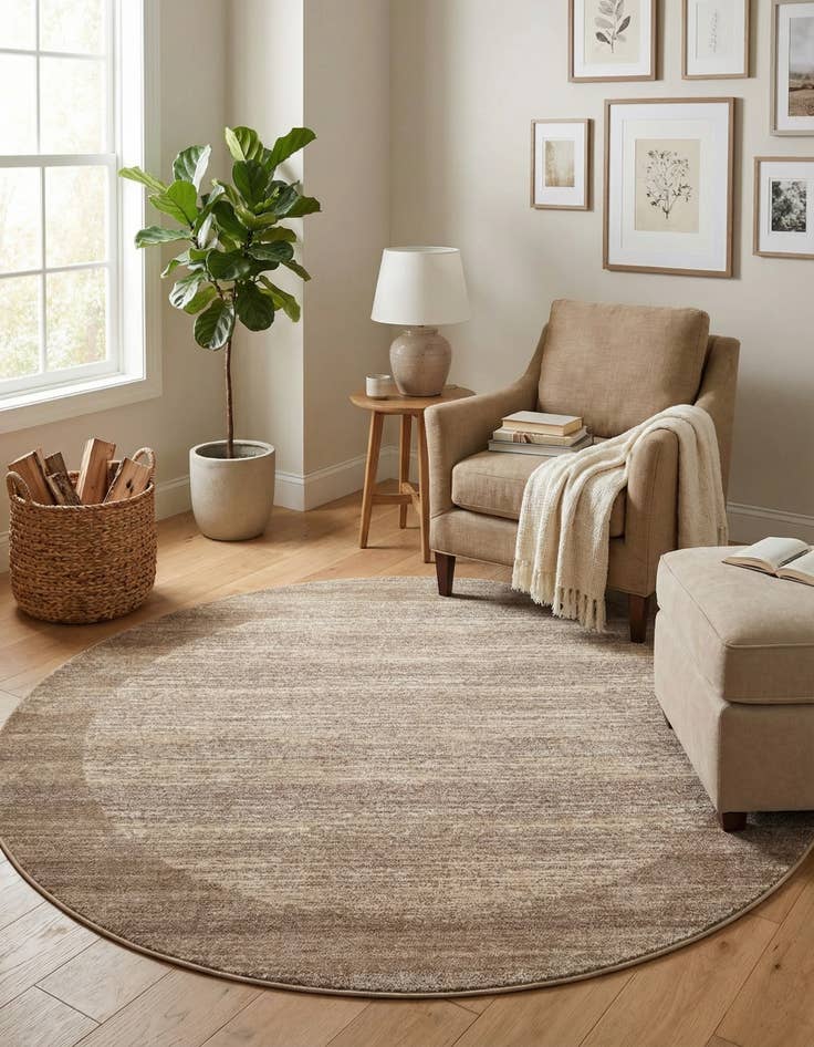 Detail image of 7' 10 x 7' 10 Loft Round Rug