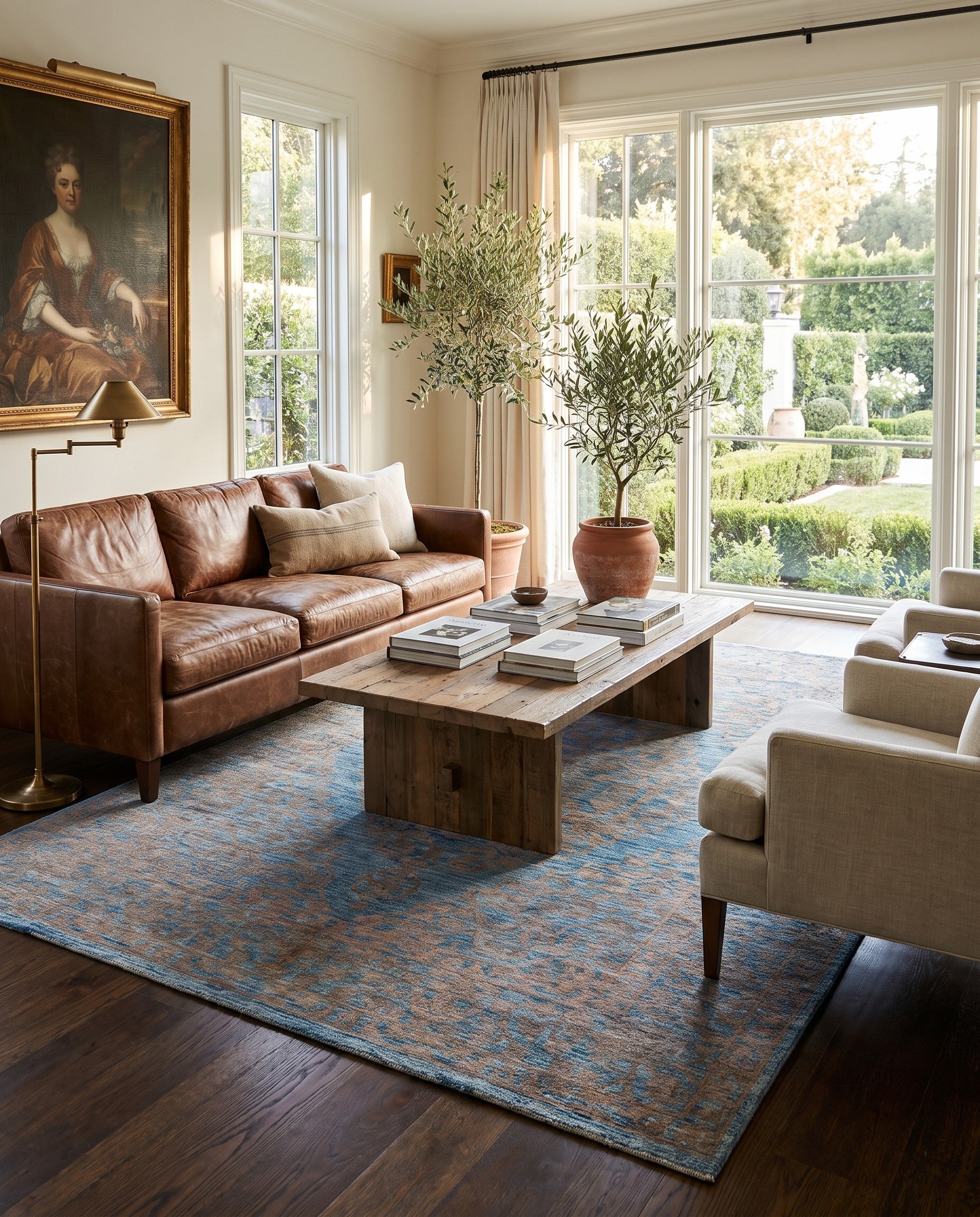 5' 8 x 7' 6 Hand Knotted Ariana Ziegler Rug