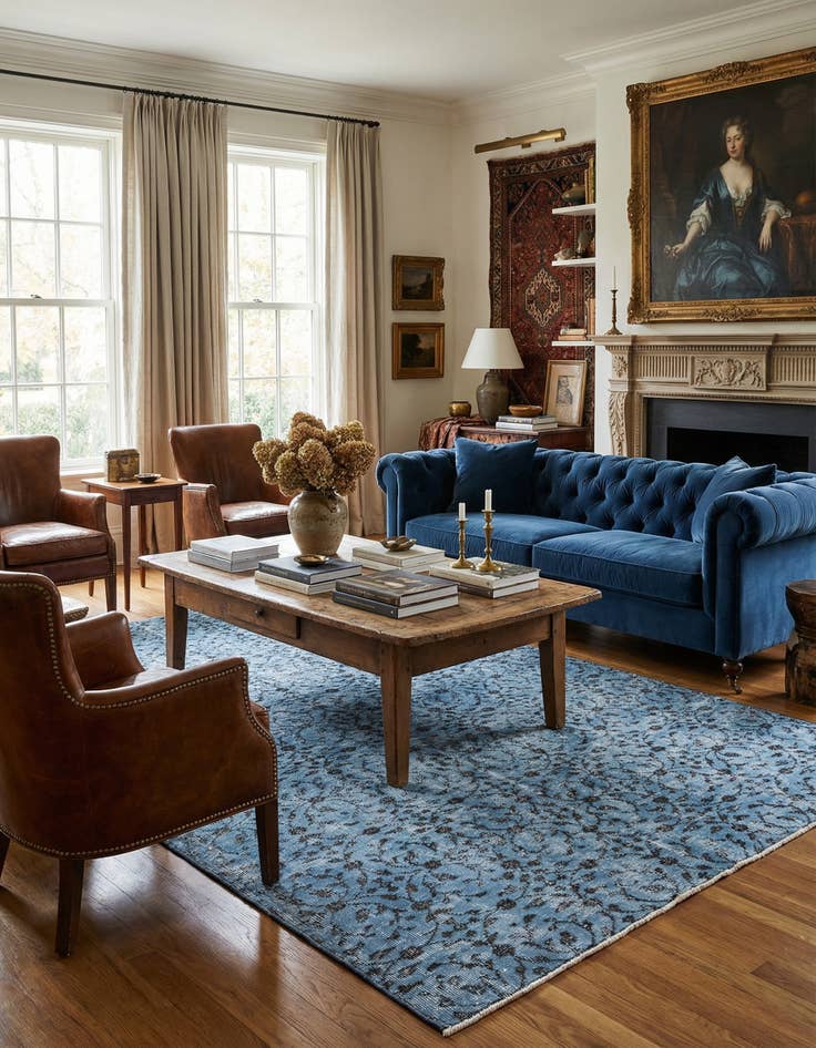 Detail image of 5' 1 x 8' 9 Ultra Vintage Wool Rug