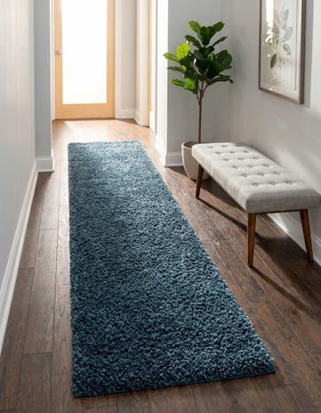 2' 7 x 16' 5 Zermatt Shag Runner Rug