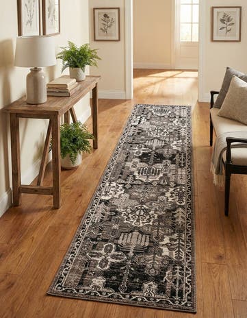 Gray Miranda Runner Rug