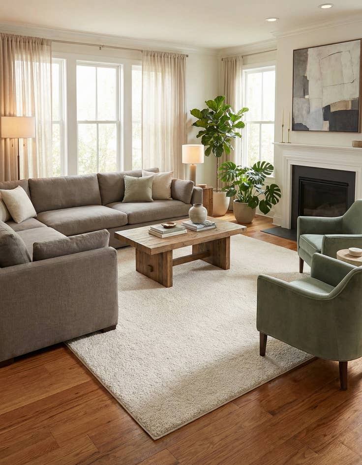 Detail image of 10' x 10' Solid Frieze Square Rug