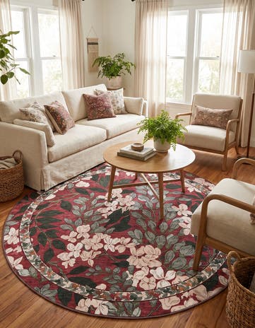 7' 10 x 7' 10 Yara Round Rug