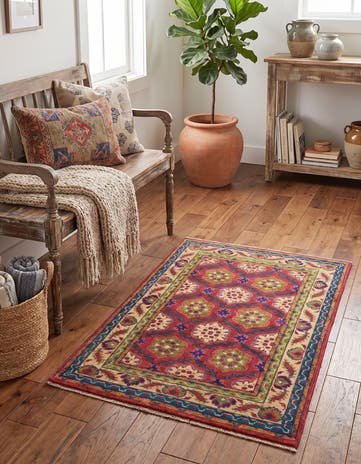 2' 8 x 3' 9 Hand Knotted Kazak Rug
