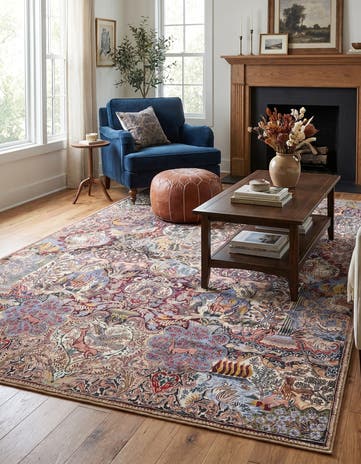 5' 1 x 8' Washable Timeless Rug