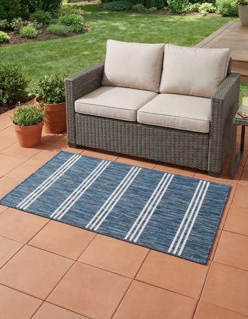 3' x 5' 3 Easy-Clean Jill Zarin Anguilla Indoor / Outdoor Rug