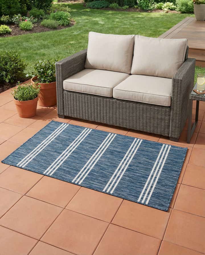 3' x 5' 3 Easy-Clean Jill Zarin Anguilla Indoor / Outdoor Rug