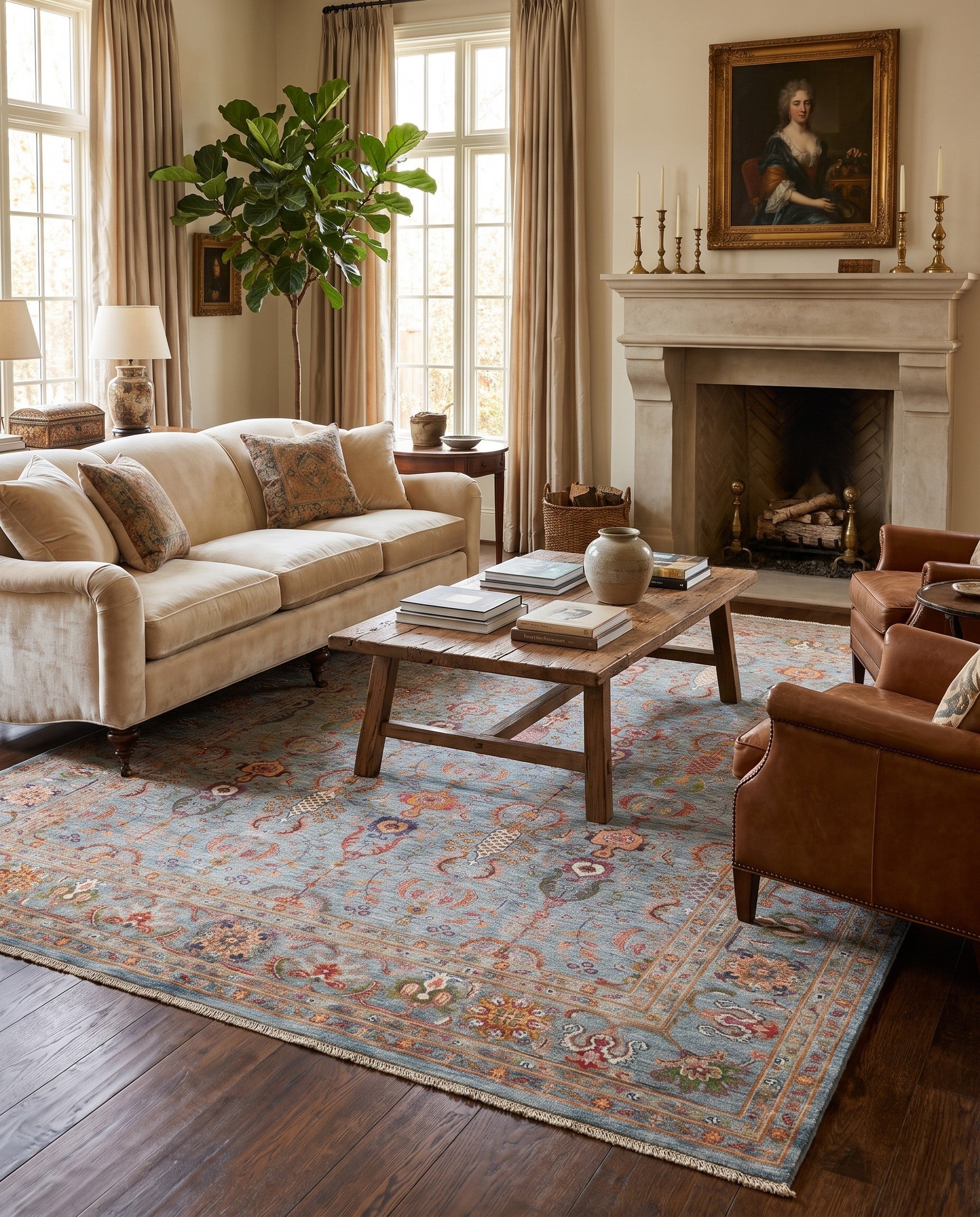 8' 3 x 9' 7 Hand Knotted Ariana Rug