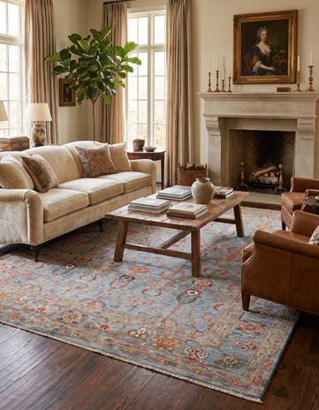 8' 3 x 9' 7 Hand Knotted Ariana Rug