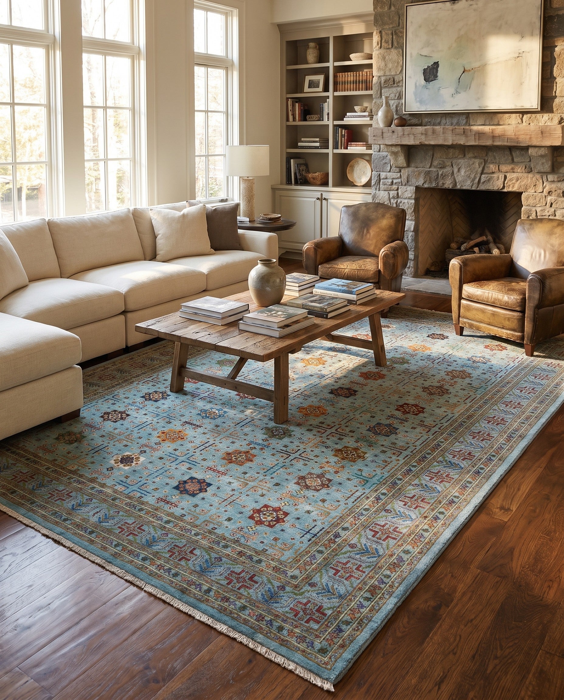 8' 9 x 11' 11 Hand Knotted Ariana Ziegler Rug