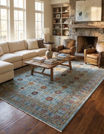 8' 9 x 11' 11 Hand Knotted Ariana Ziegler Rug